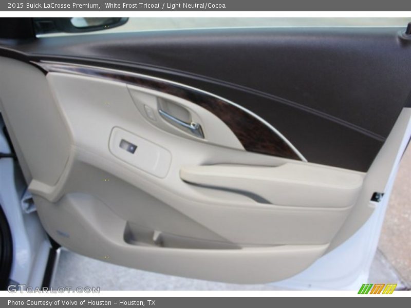 White Frost Tricoat / Light Neutral/Cocoa 2015 Buick LaCrosse Premium