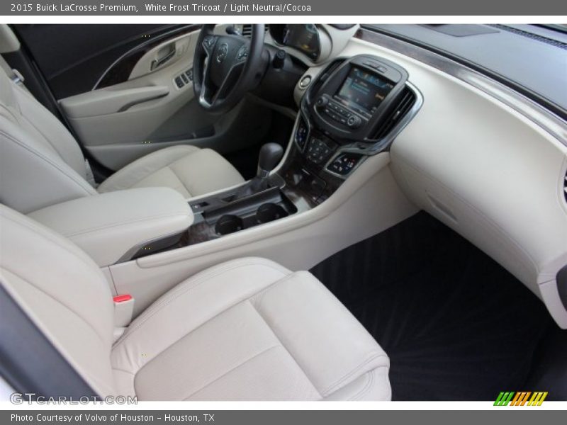 White Frost Tricoat / Light Neutral/Cocoa 2015 Buick LaCrosse Premium