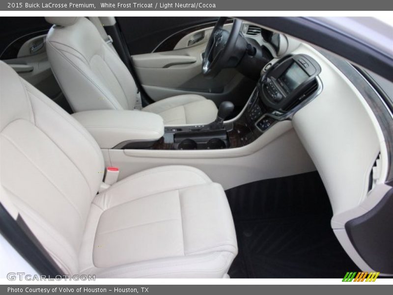 White Frost Tricoat / Light Neutral/Cocoa 2015 Buick LaCrosse Premium