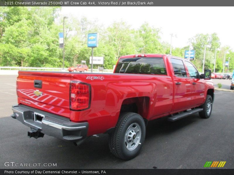Victory Red / Jet Black/Dark Ash 2015 Chevrolet Silverado 2500HD WT Crew Cab 4x4