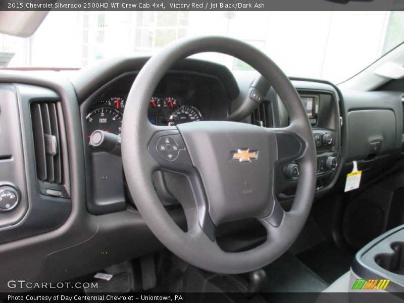 Victory Red / Jet Black/Dark Ash 2015 Chevrolet Silverado 2500HD WT Crew Cab 4x4