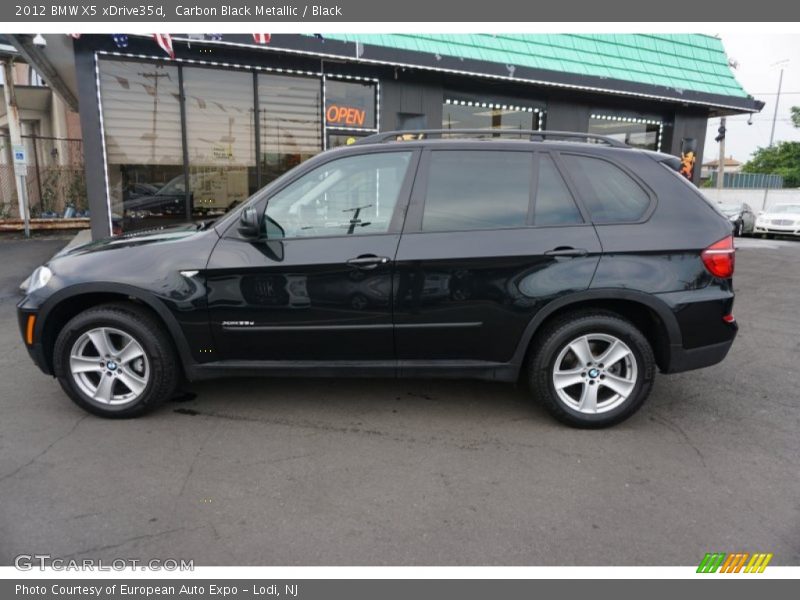 Carbon Black Metallic / Black 2012 BMW X5 xDrive35d