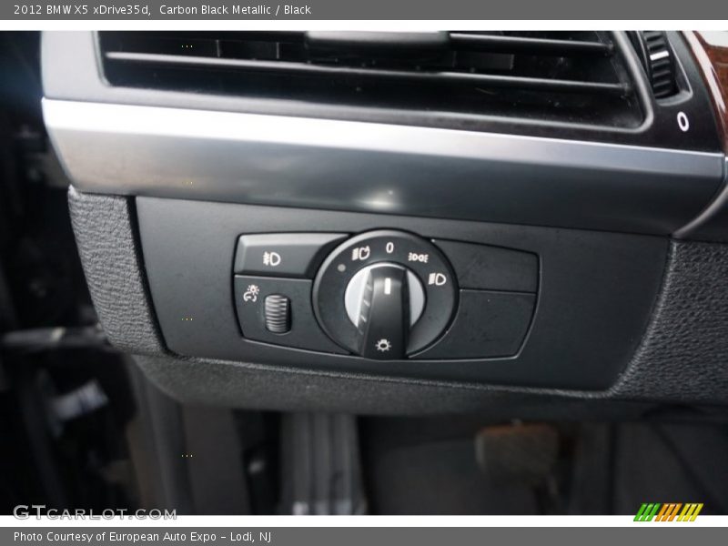 Carbon Black Metallic / Black 2012 BMW X5 xDrive35d