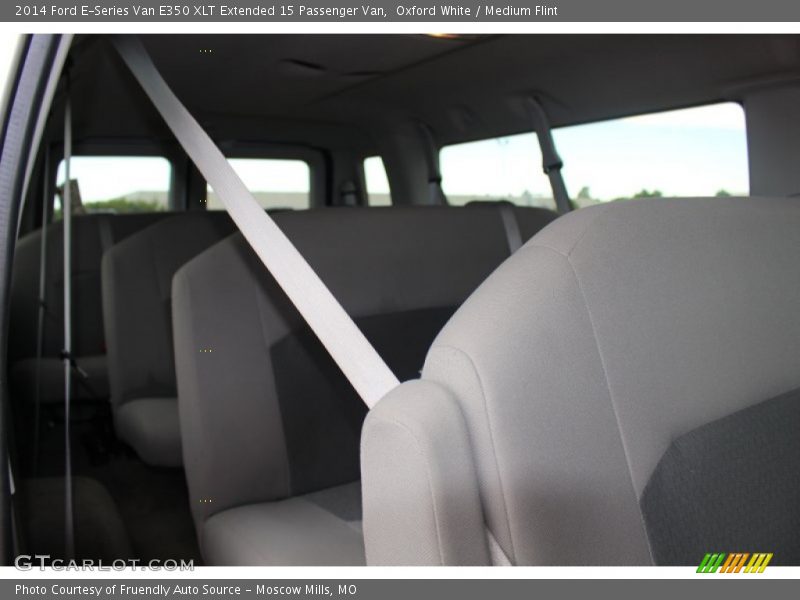 Oxford White / Medium Flint 2014 Ford E-Series Van E350 XLT Extended 15 Passenger Van