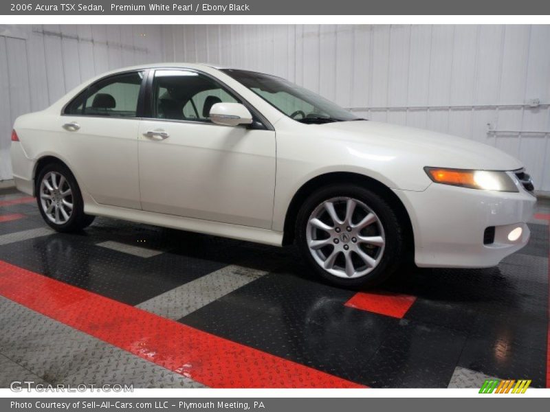 Premium White Pearl / Ebony Black 2006 Acura TSX Sedan