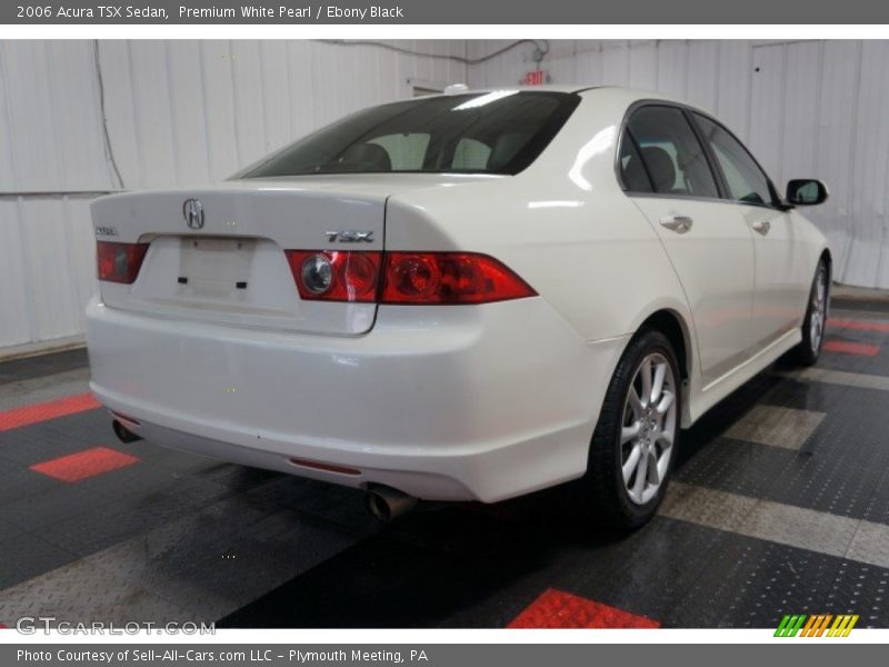 Premium White Pearl / Ebony Black 2006 Acura TSX Sedan