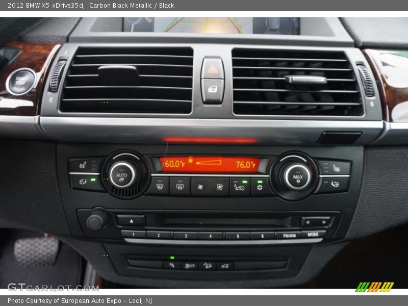 Carbon Black Metallic / Black 2012 BMW X5 xDrive35d