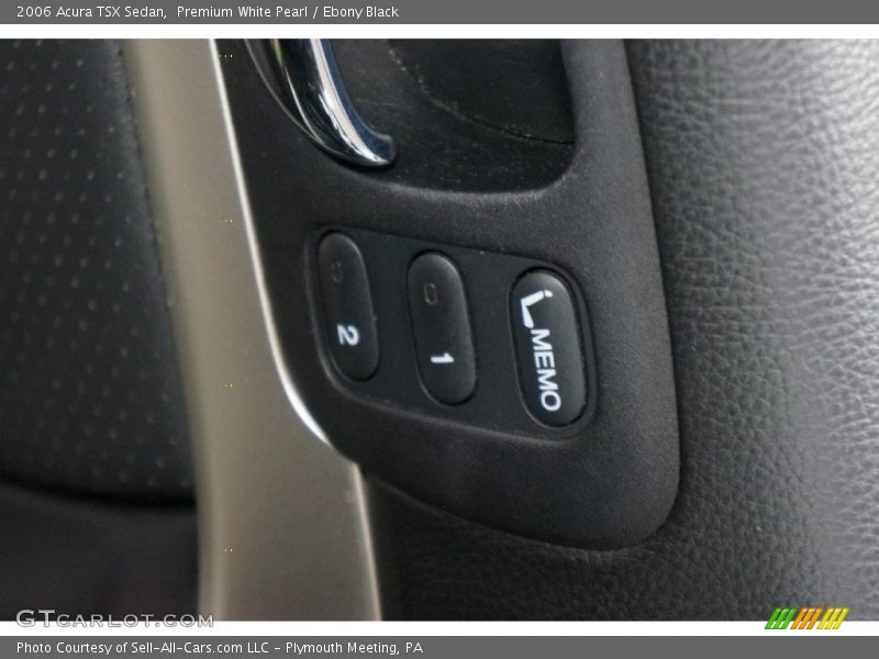 Premium White Pearl / Ebony Black 2006 Acura TSX Sedan
