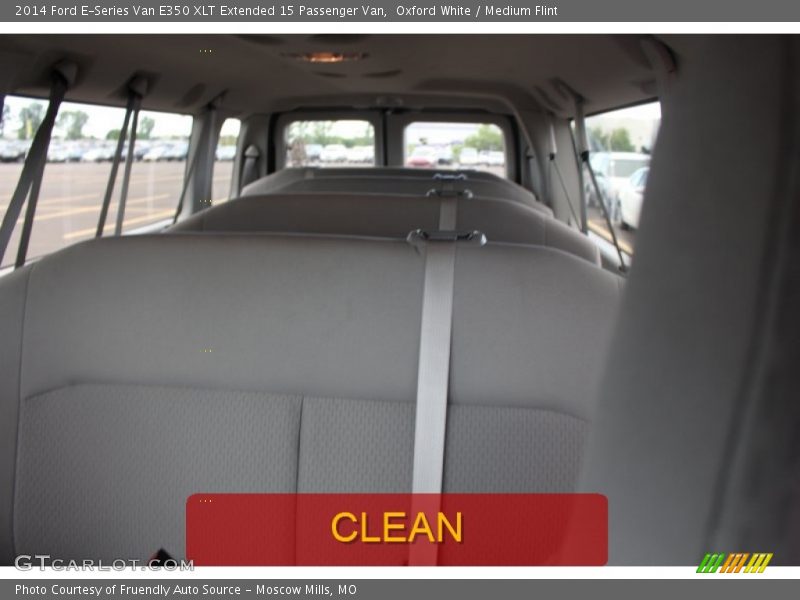 Oxford White / Medium Flint 2014 Ford E-Series Van E350 XLT Extended 15 Passenger Van