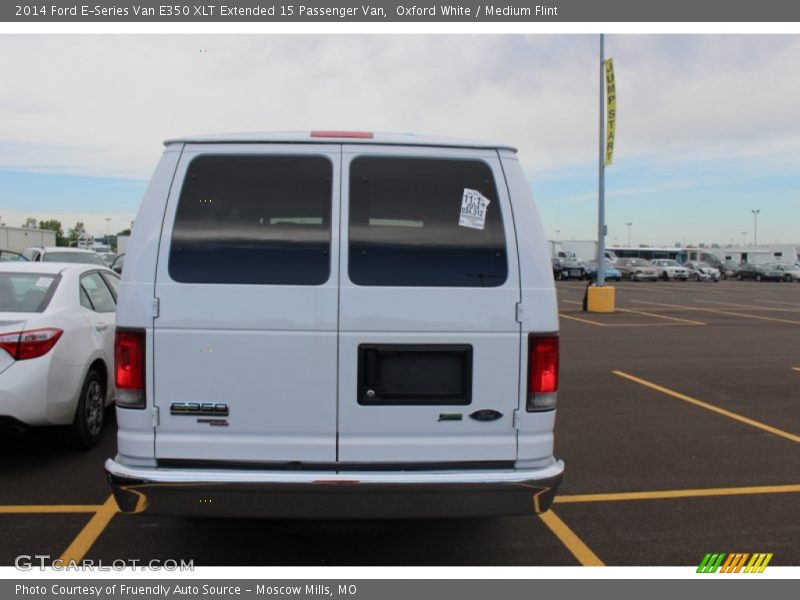 Oxford White / Medium Flint 2014 Ford E-Series Van E350 XLT Extended 15 Passenger Van