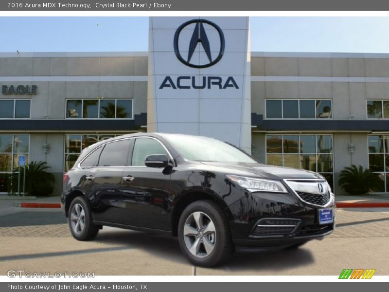 Crystal Black Pearl / Ebony 2016 Acura MDX Technology