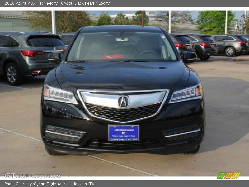 Crystal Black Pearl / Ebony 2016 Acura MDX Technology