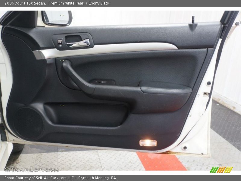 Premium White Pearl / Ebony Black 2006 Acura TSX Sedan