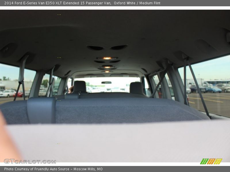 Oxford White / Medium Flint 2014 Ford E-Series Van E350 XLT Extended 15 Passenger Van
