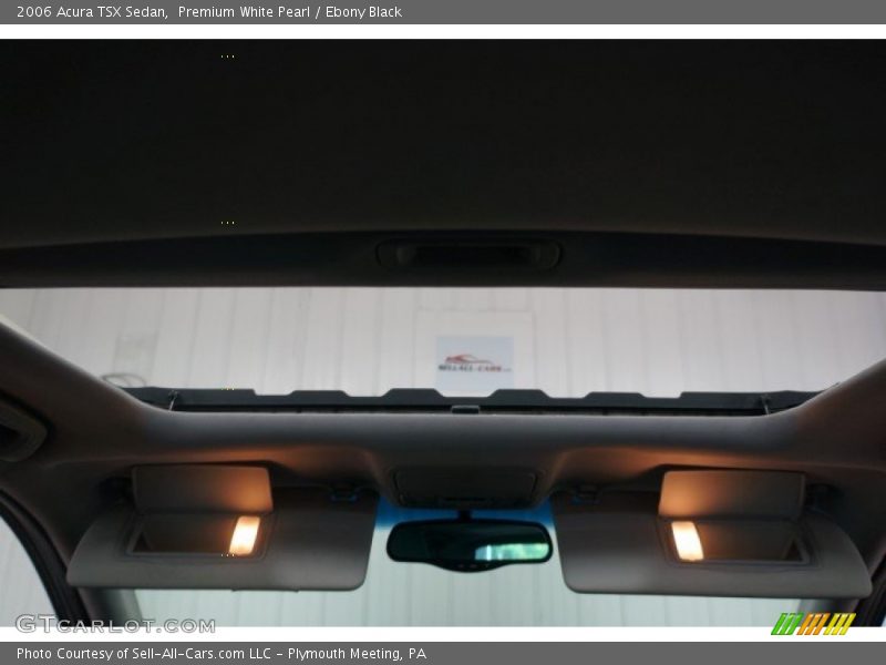 Premium White Pearl / Ebony Black 2006 Acura TSX Sedan