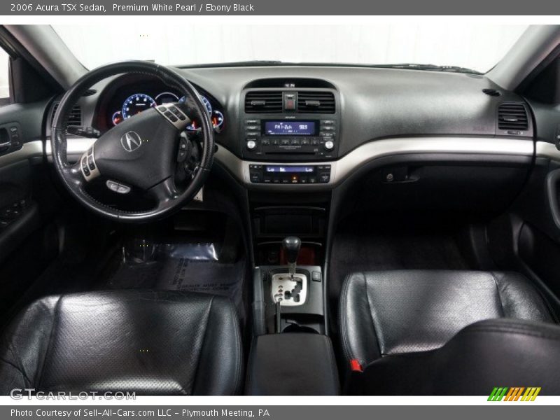 Premium White Pearl / Ebony Black 2006 Acura TSX Sedan