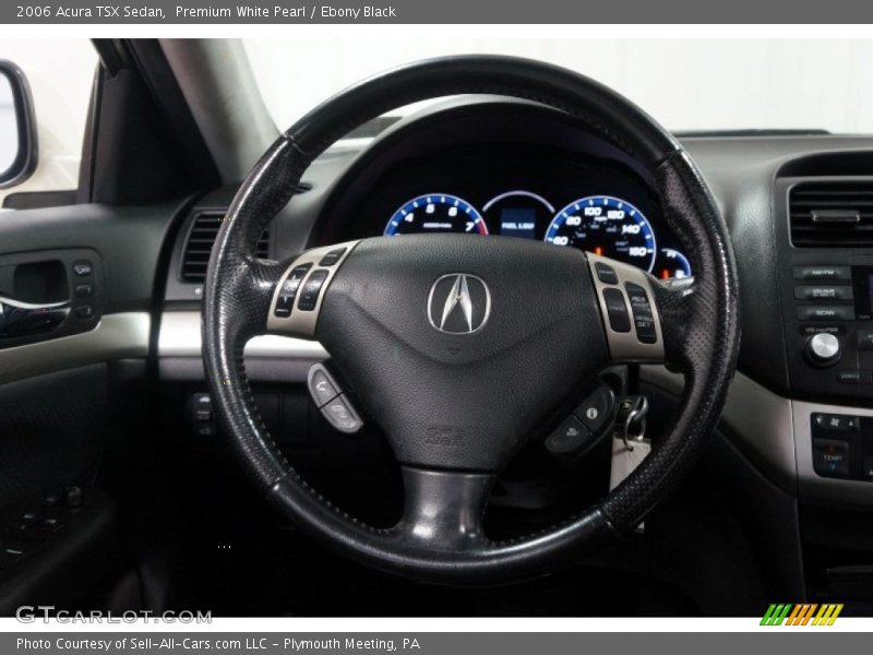 Premium White Pearl / Ebony Black 2006 Acura TSX Sedan