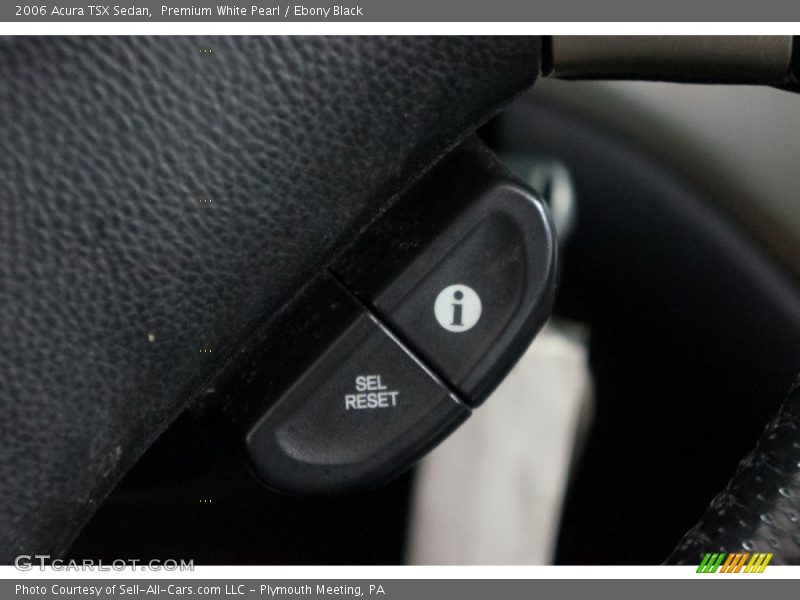 Premium White Pearl / Ebony Black 2006 Acura TSX Sedan