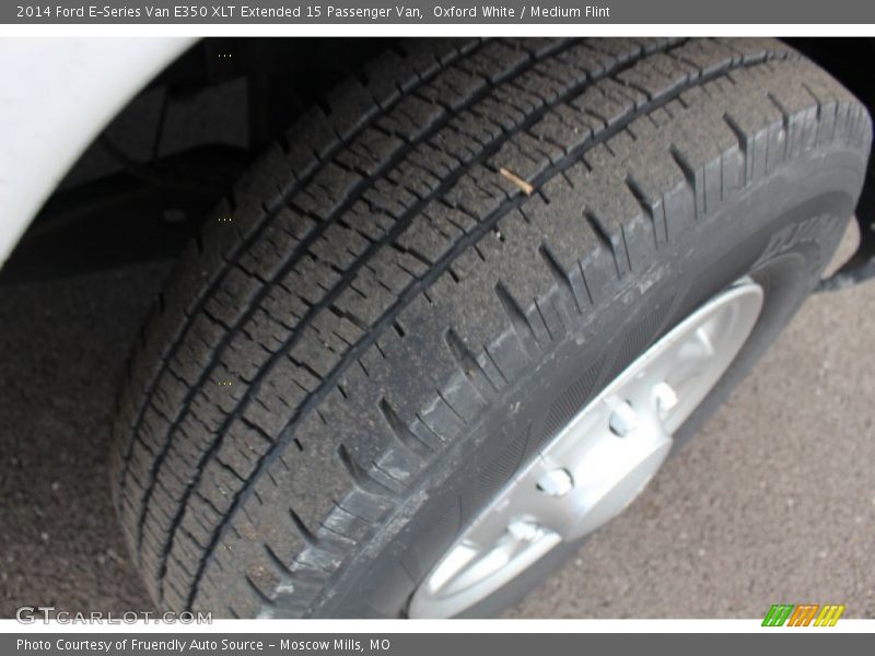 Oxford White / Medium Flint 2014 Ford E-Series Van E350 XLT Extended 15 Passenger Van