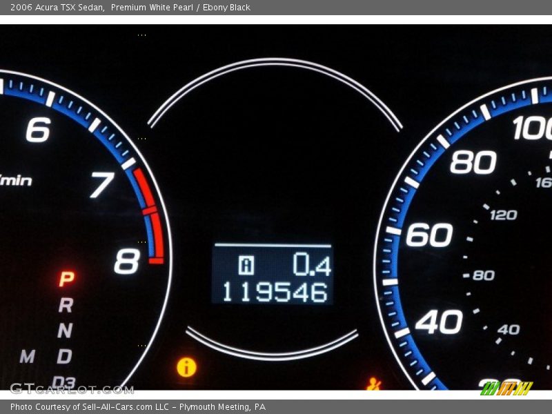 Premium White Pearl / Ebony Black 2006 Acura TSX Sedan
