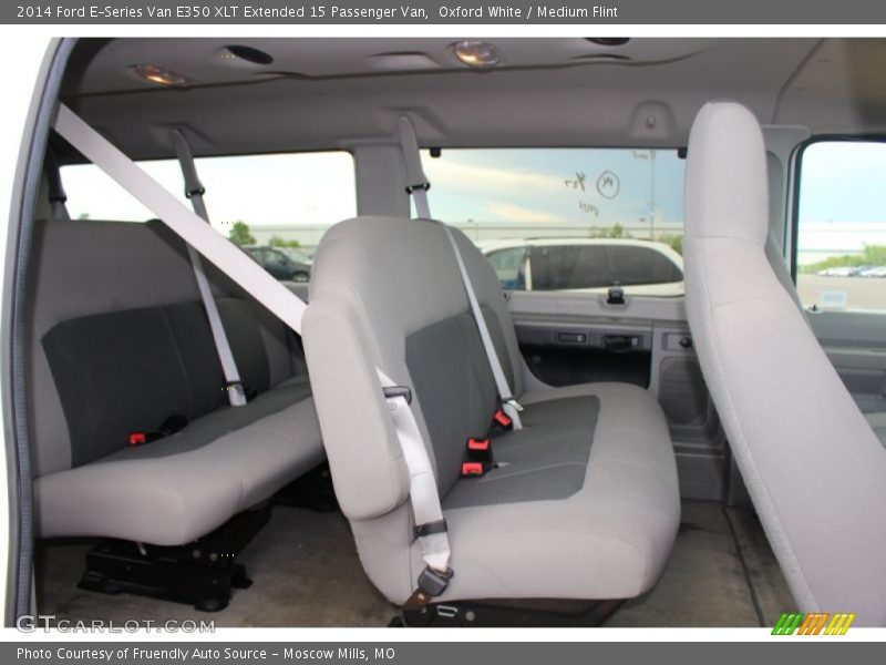 Oxford White / Medium Flint 2014 Ford E-Series Van E350 XLT Extended 15 Passenger Van