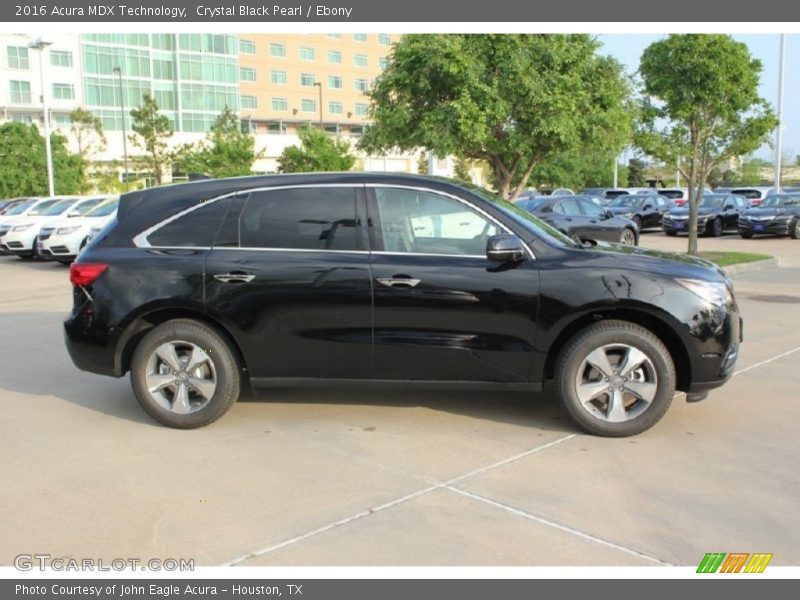 Crystal Black Pearl / Ebony 2016 Acura MDX Technology