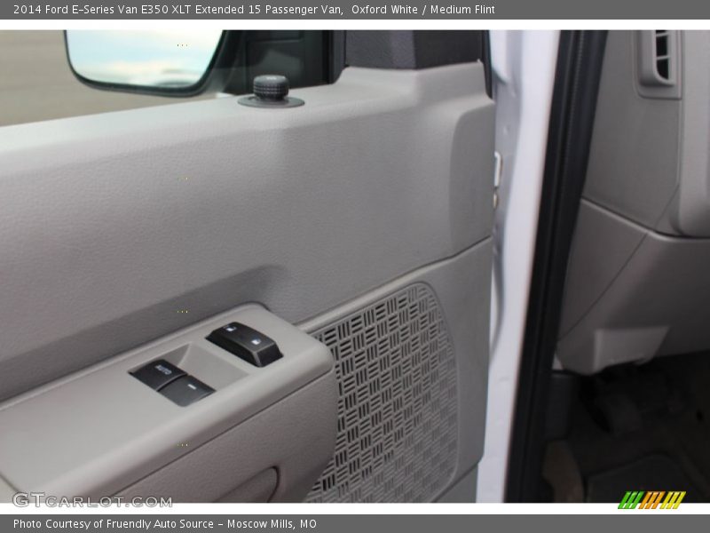 Oxford White / Medium Flint 2014 Ford E-Series Van E350 XLT Extended 15 Passenger Van