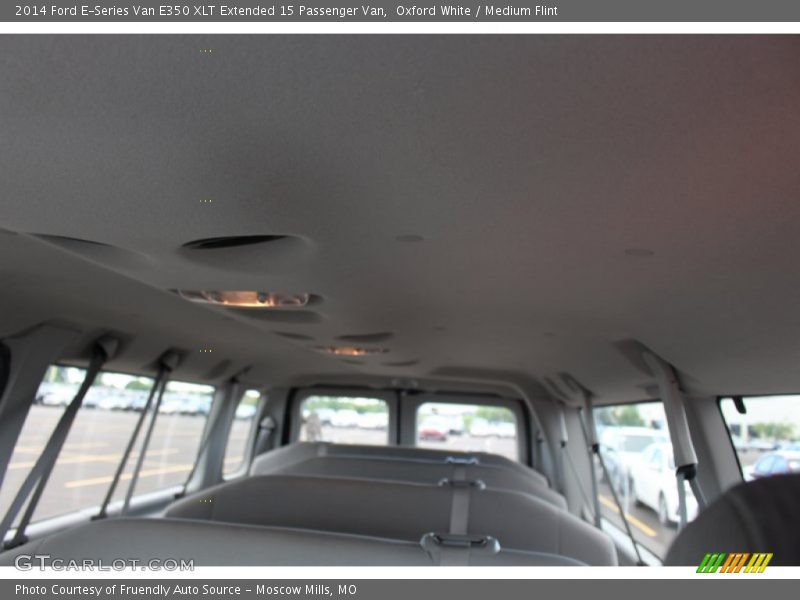 Oxford White / Medium Flint 2014 Ford E-Series Van E350 XLT Extended 15 Passenger Van