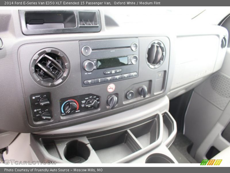 Oxford White / Medium Flint 2014 Ford E-Series Van E350 XLT Extended 15 Passenger Van