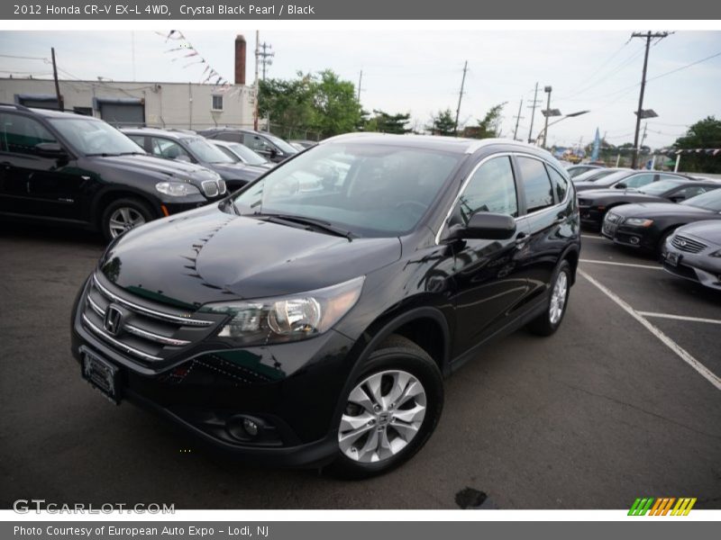 Crystal Black Pearl / Black 2012 Honda CR-V EX-L 4WD