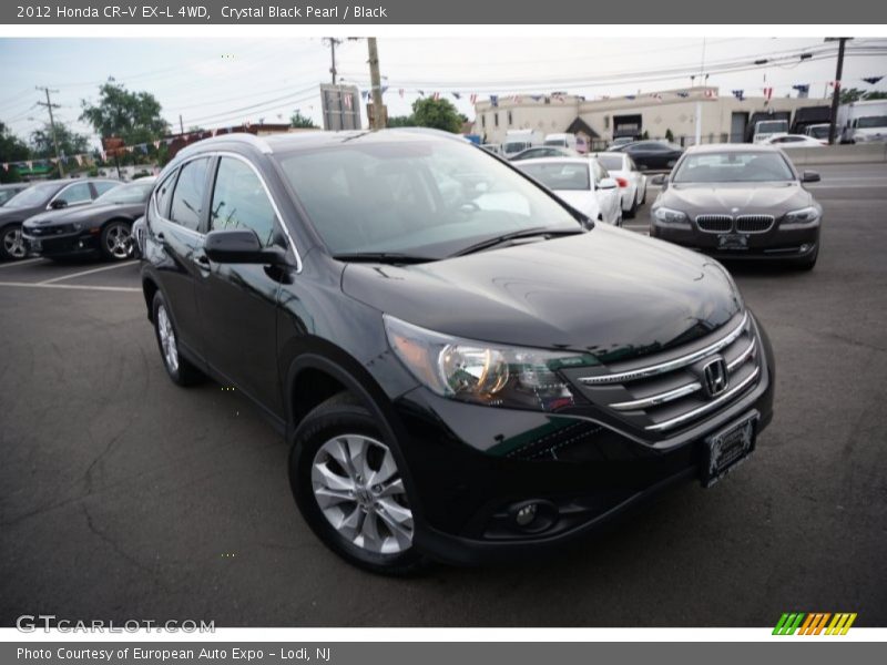 Crystal Black Pearl / Black 2012 Honda CR-V EX-L 4WD