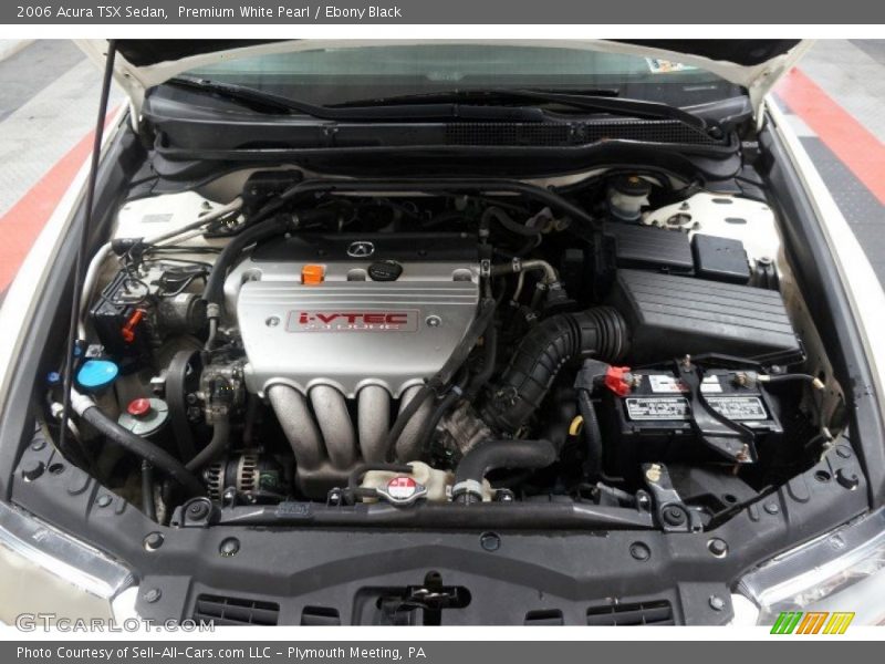 Premium White Pearl / Ebony Black 2006 Acura TSX Sedan