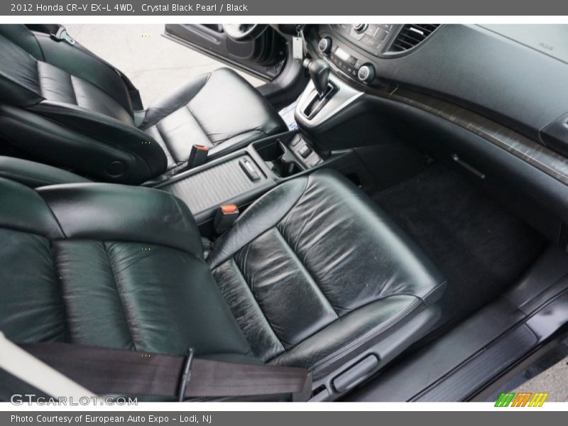 Crystal Black Pearl / Black 2012 Honda CR-V EX-L 4WD