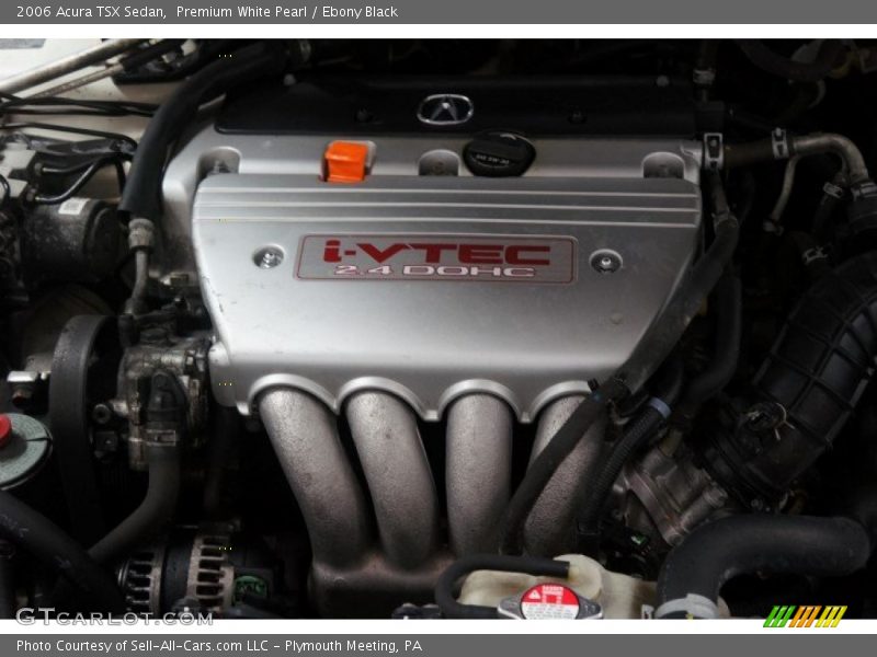 Premium White Pearl / Ebony Black 2006 Acura TSX Sedan