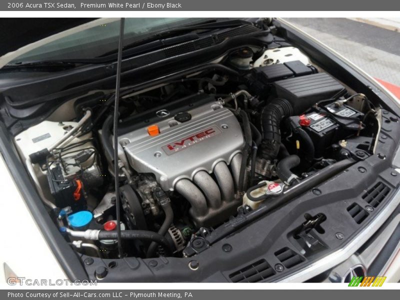 Premium White Pearl / Ebony Black 2006 Acura TSX Sedan