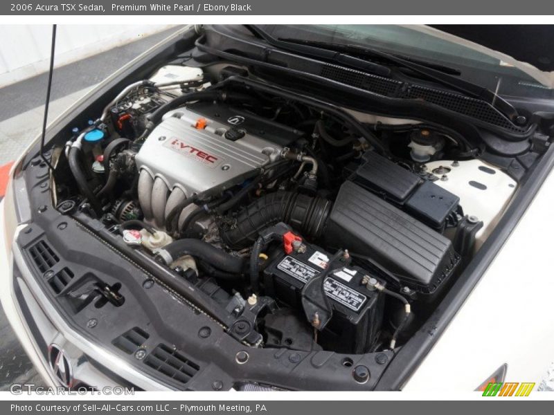 Premium White Pearl / Ebony Black 2006 Acura TSX Sedan