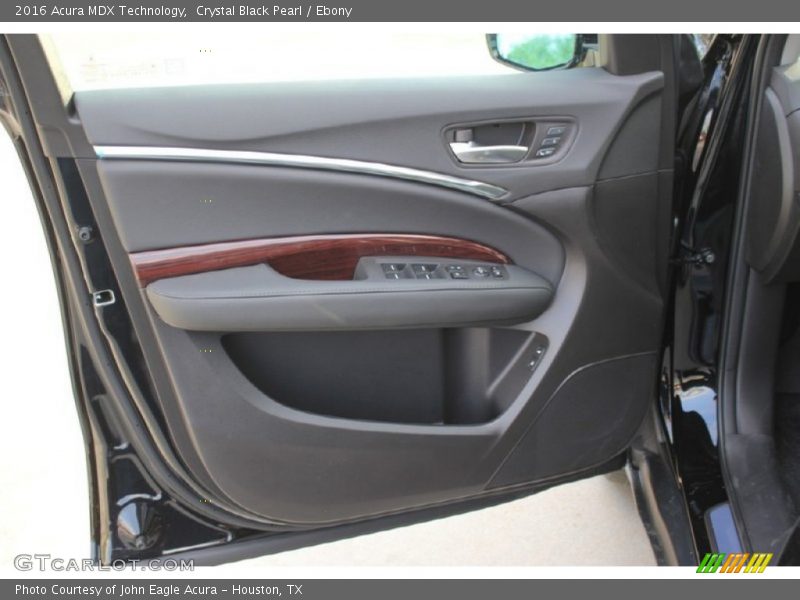 Crystal Black Pearl / Ebony 2016 Acura MDX Technology
