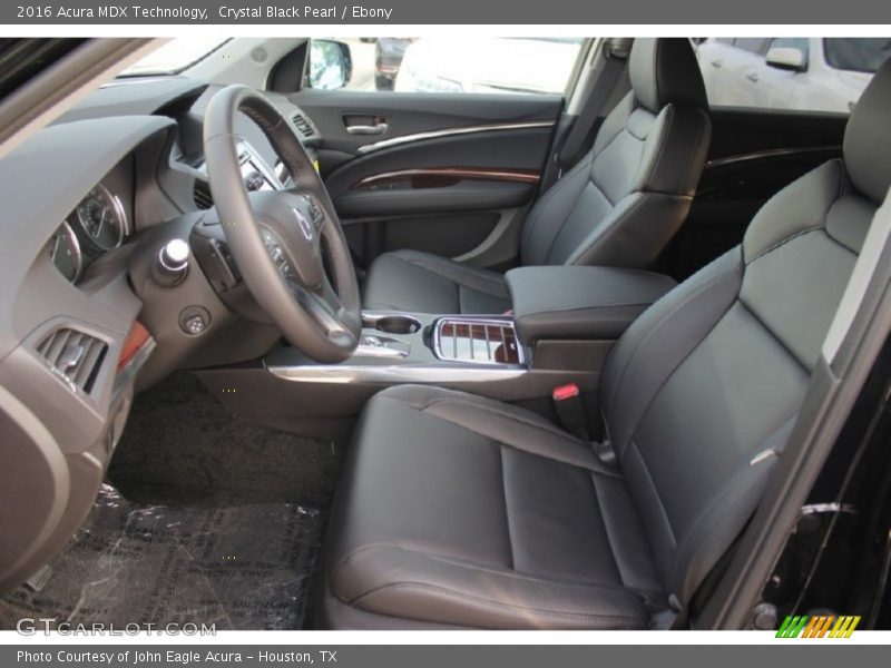 Crystal Black Pearl / Ebony 2016 Acura MDX Technology