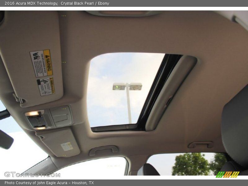 Crystal Black Pearl / Ebony 2016 Acura MDX Technology