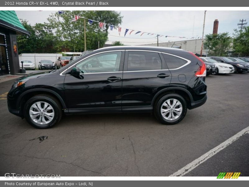 Crystal Black Pearl / Black 2012 Honda CR-V EX-L 4WD