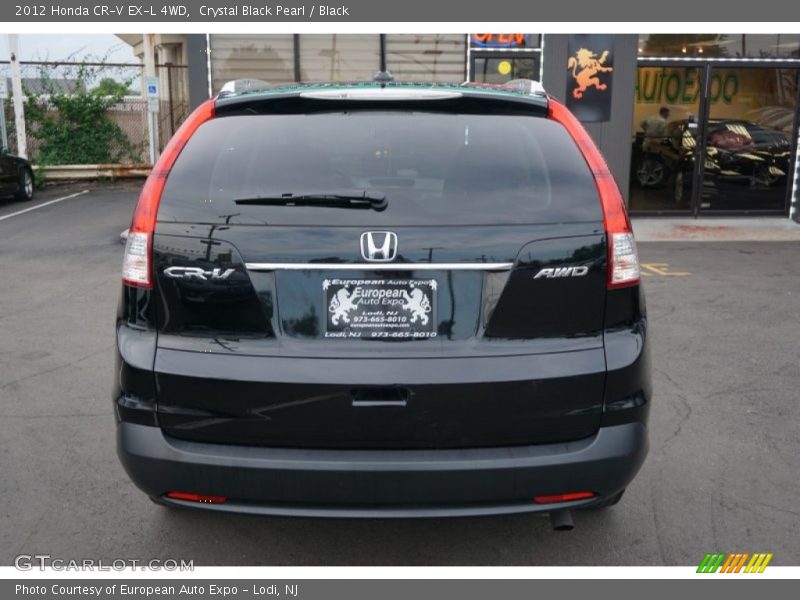 Crystal Black Pearl / Black 2012 Honda CR-V EX-L 4WD