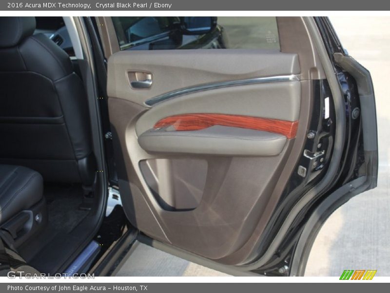 Crystal Black Pearl / Ebony 2016 Acura MDX Technology