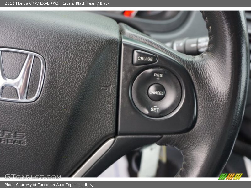 Crystal Black Pearl / Black 2012 Honda CR-V EX-L 4WD