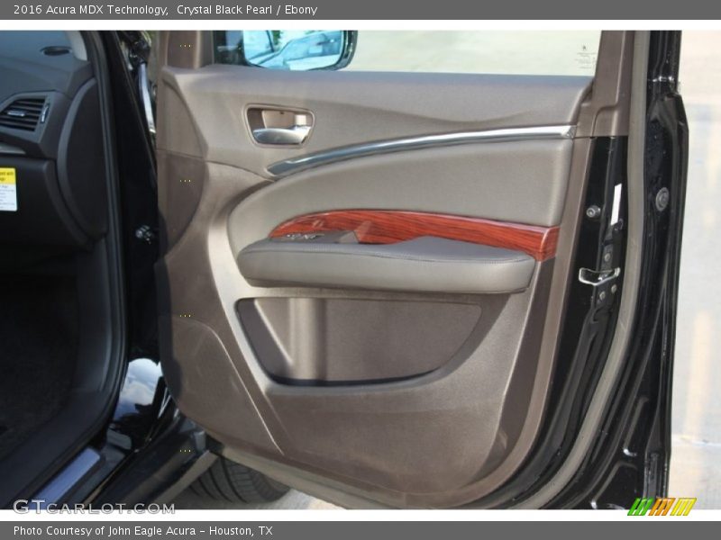 Crystal Black Pearl / Ebony 2016 Acura MDX Technology