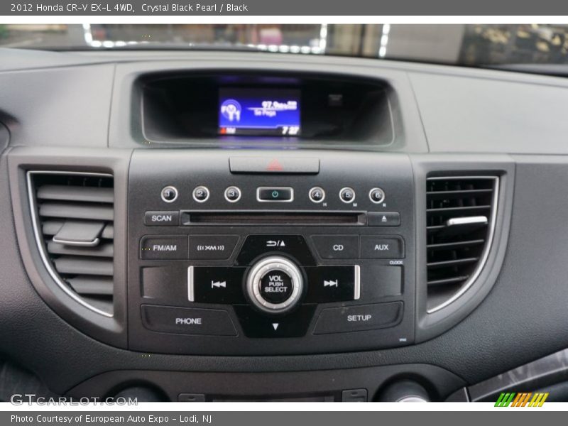 Crystal Black Pearl / Black 2012 Honda CR-V EX-L 4WD
