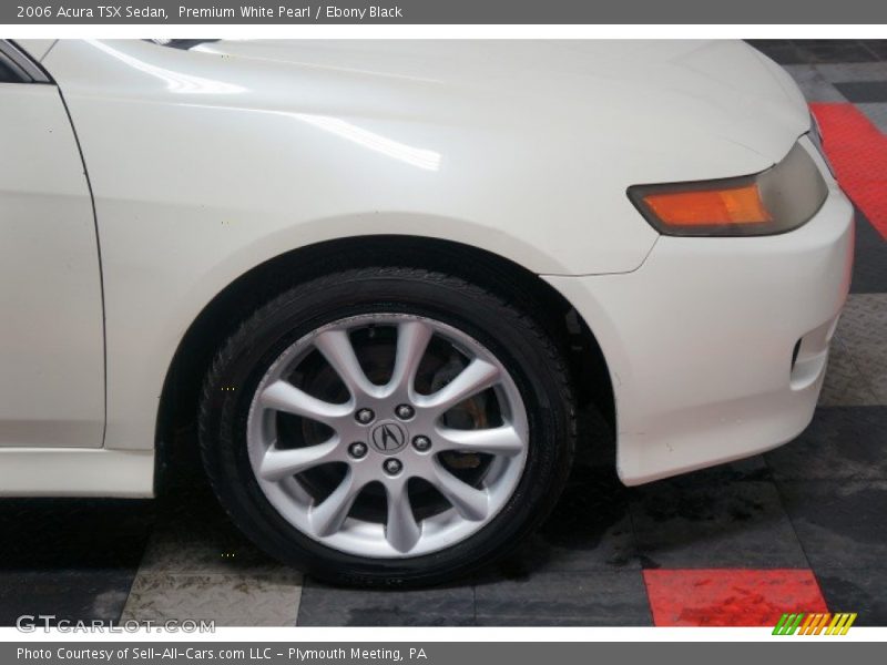Premium White Pearl / Ebony Black 2006 Acura TSX Sedan