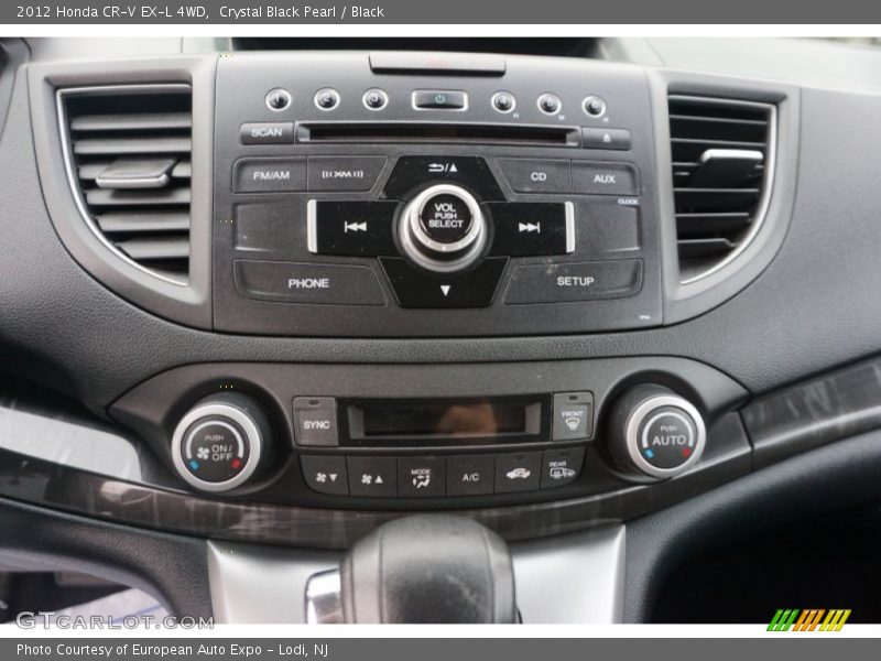 Crystal Black Pearl / Black 2012 Honda CR-V EX-L 4WD