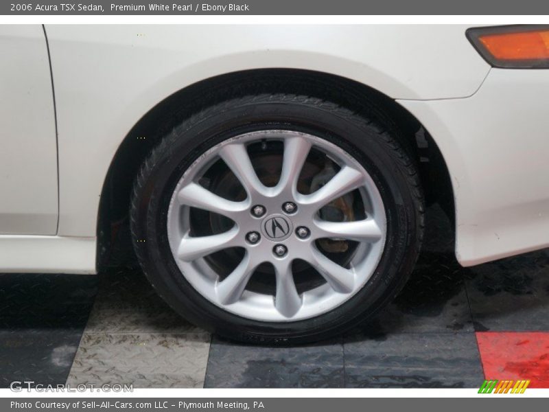 Premium White Pearl / Ebony Black 2006 Acura TSX Sedan