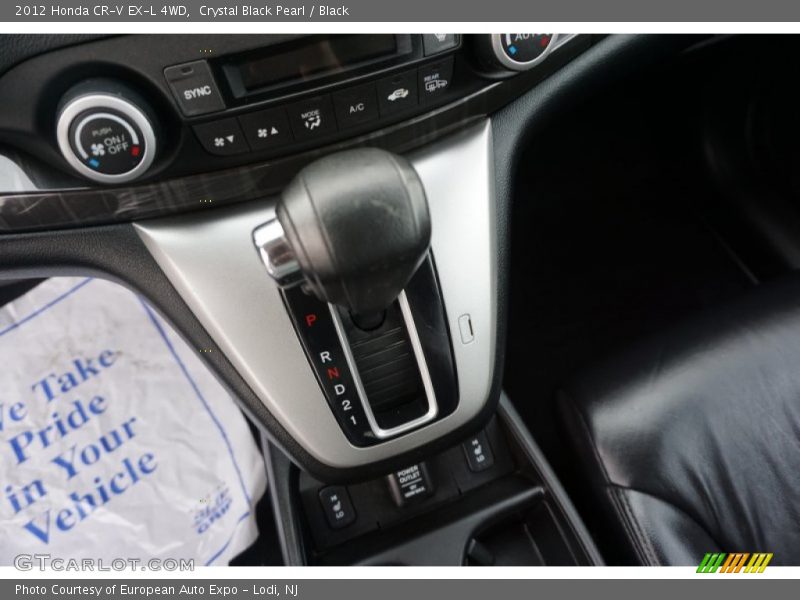Crystal Black Pearl / Black 2012 Honda CR-V EX-L 4WD
