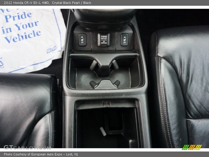 Crystal Black Pearl / Black 2012 Honda CR-V EX-L 4WD